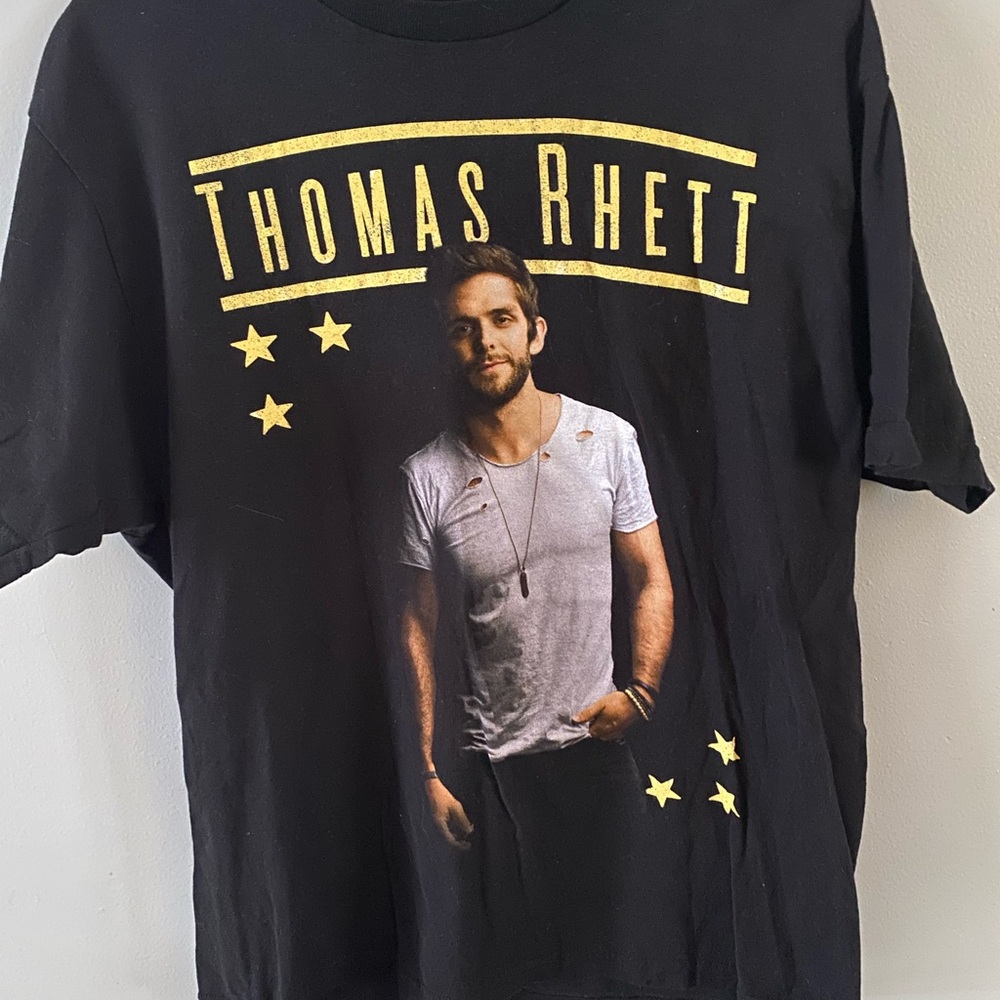 Thomas Rhett‎ 2016 Black concert Graphic T-Shirt size XL
